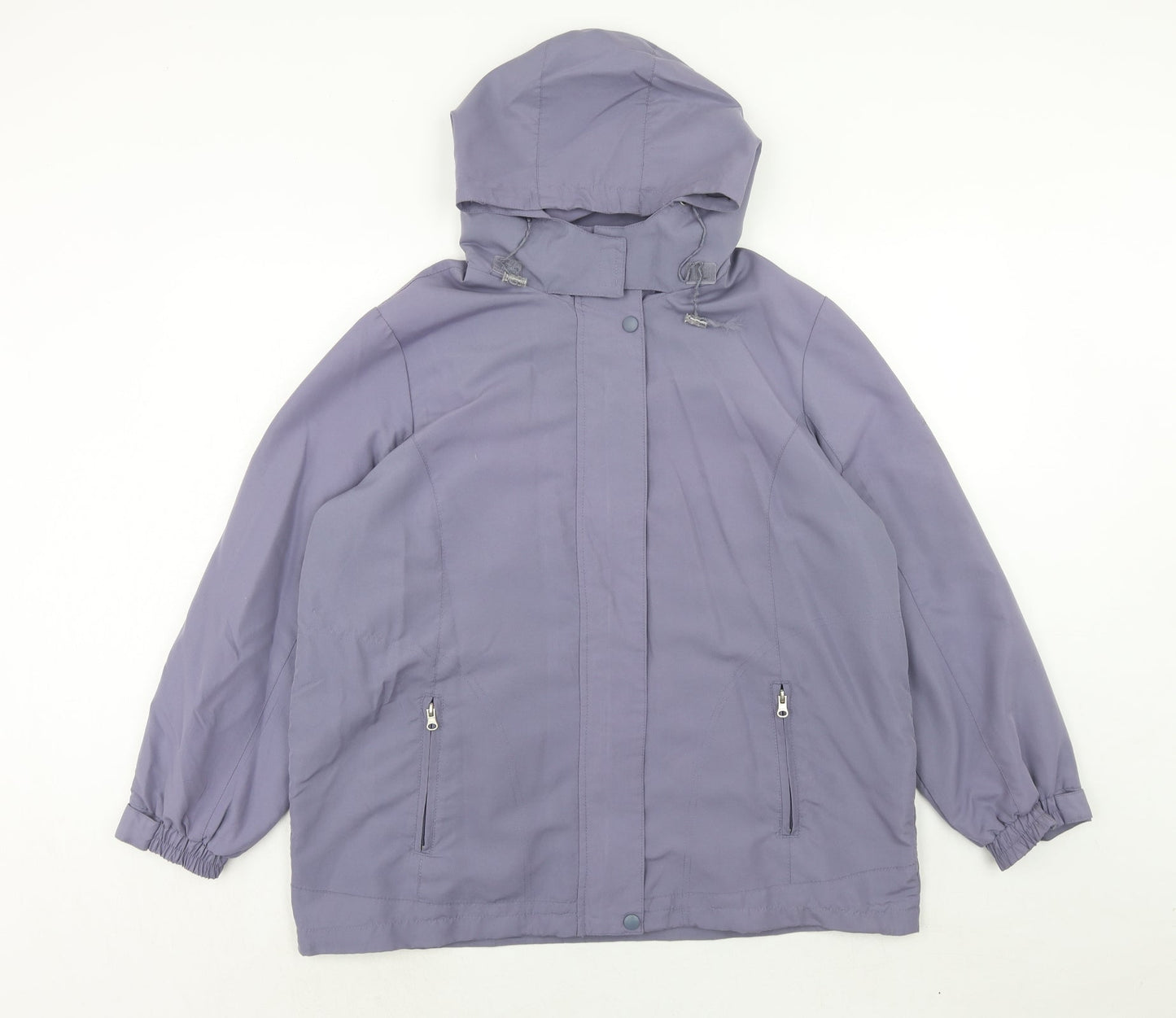 Bonmarché Womens Purple Jacket Size M Zip
