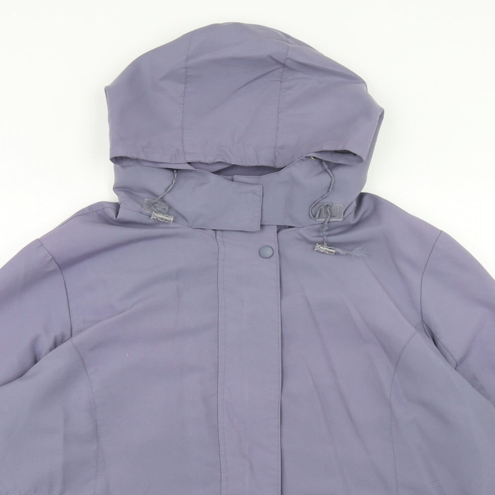 Bonmarché Womens Purple Jacket Size M Zip
