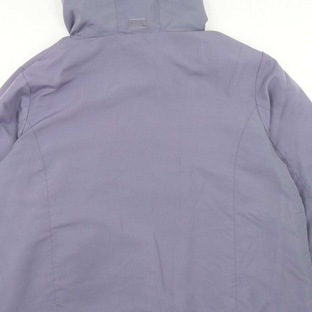 Bonmarché Womens Purple Jacket Size M Zip