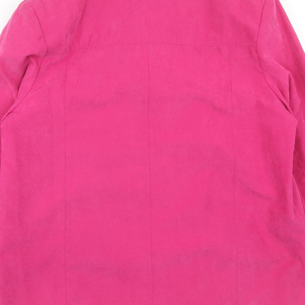 EWM Womens Pink Jacket Size 14 Button