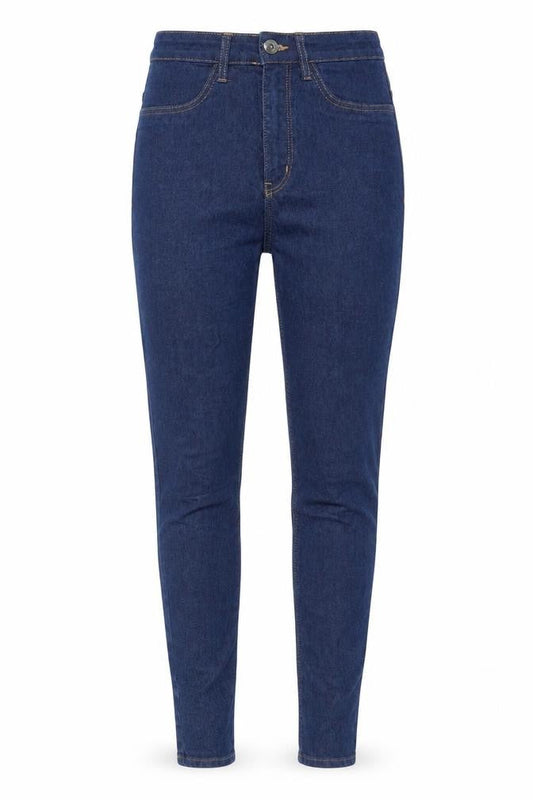 Divided by H&M Womens Blue Cotton Skinny Jeans Size 8 Regular Zip
