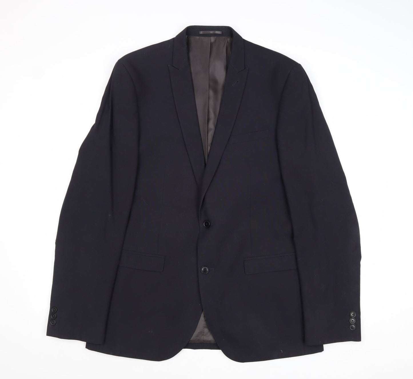 NEXT Mens Blue Polyester Jacket Suit Jacket Size 42 Regular