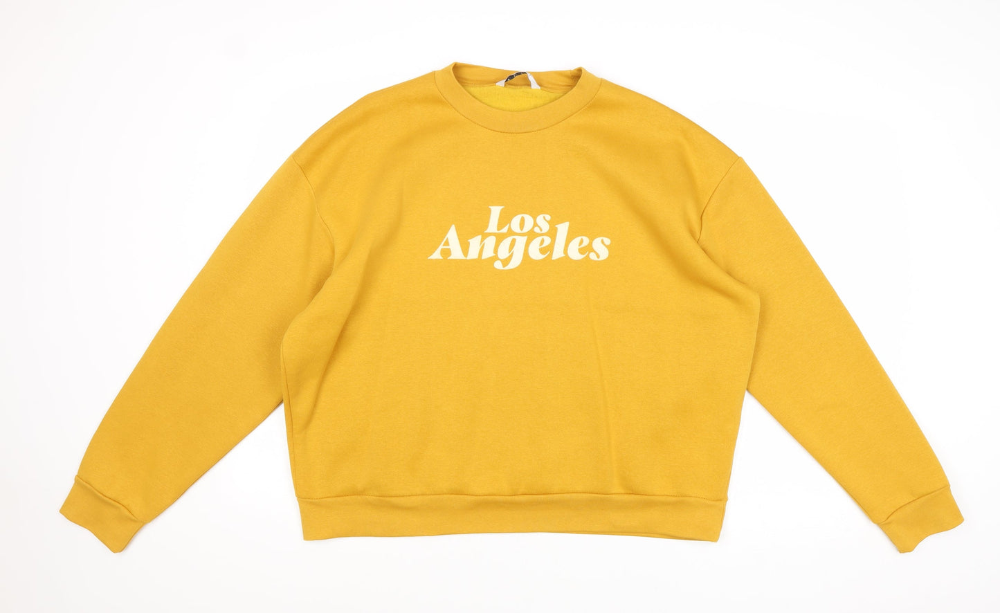 Very Womens Yellow Polyester Pullover Sweatshirt Size 12 Pullover - Los Angeles