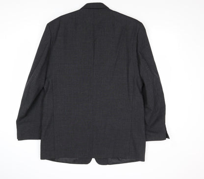 Modern Classics Mens Grey Polyester Jacket Suit Jacket Size 42 Regular