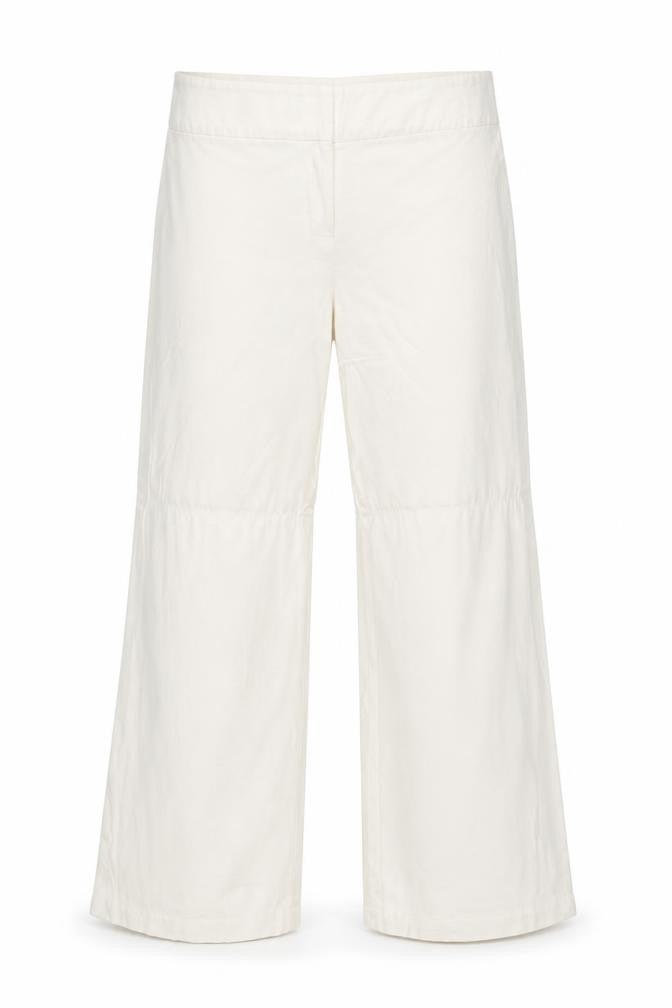 Dorothy Perkins Womens White Polyester Trousers Size 14 Regular Zip