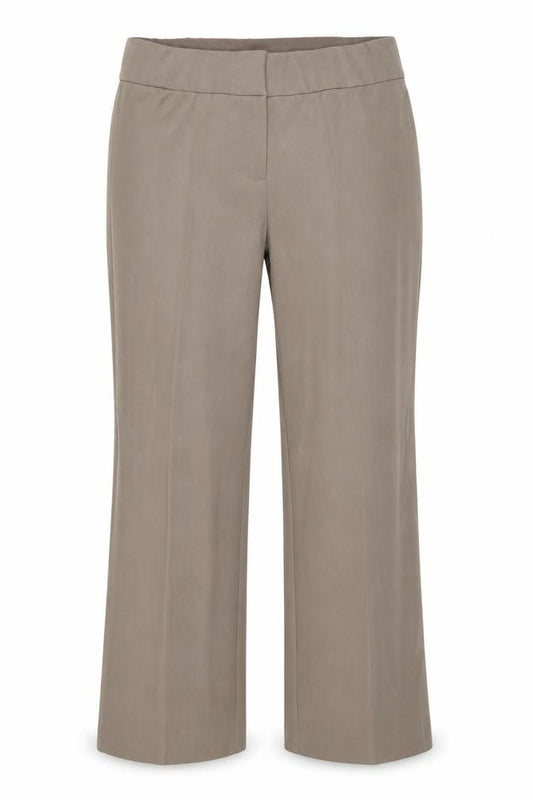 Artigiano Womens Brown Polyester Trousers Size 32 in Regular Zip