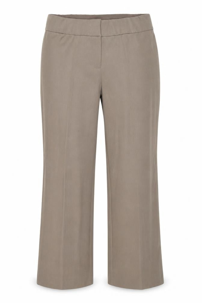 Artigiano Womens Brown Polyester Trousers Size 32 in Regular Zip