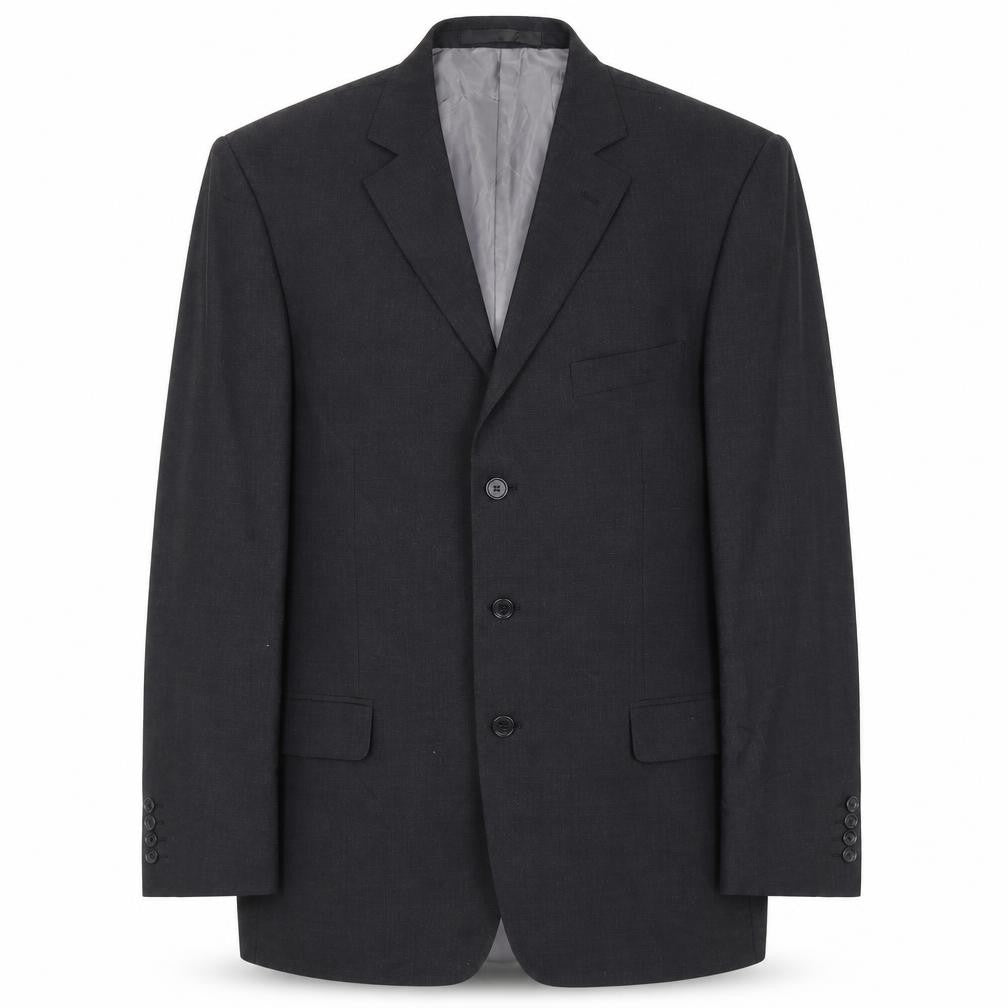 Marks & Spencer Mens Grey Polyester Jacket Suit Jacket Size 42 Regular