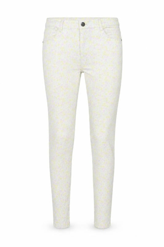 Divided by H&M Womens Multicoloured Geometric Cotton Skinny Jeans Size 12 Regular Zip