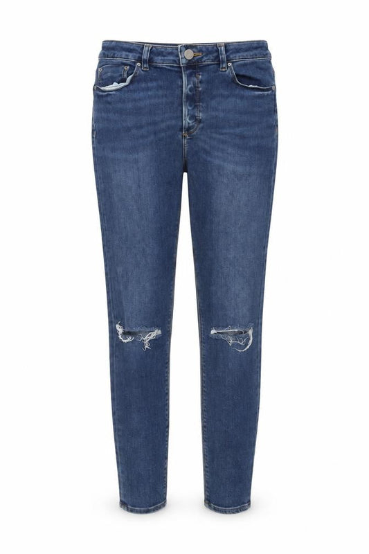 ASOS Womens Blue Cotton Skinny Jeans Size 30 in L32 in Regular Button