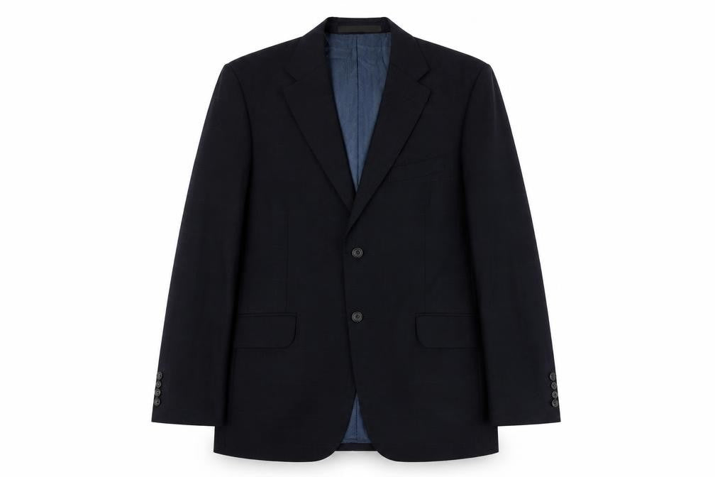 Marks & Spencer Mens Blue Wool Jacket Suit Jacket Size M Regular