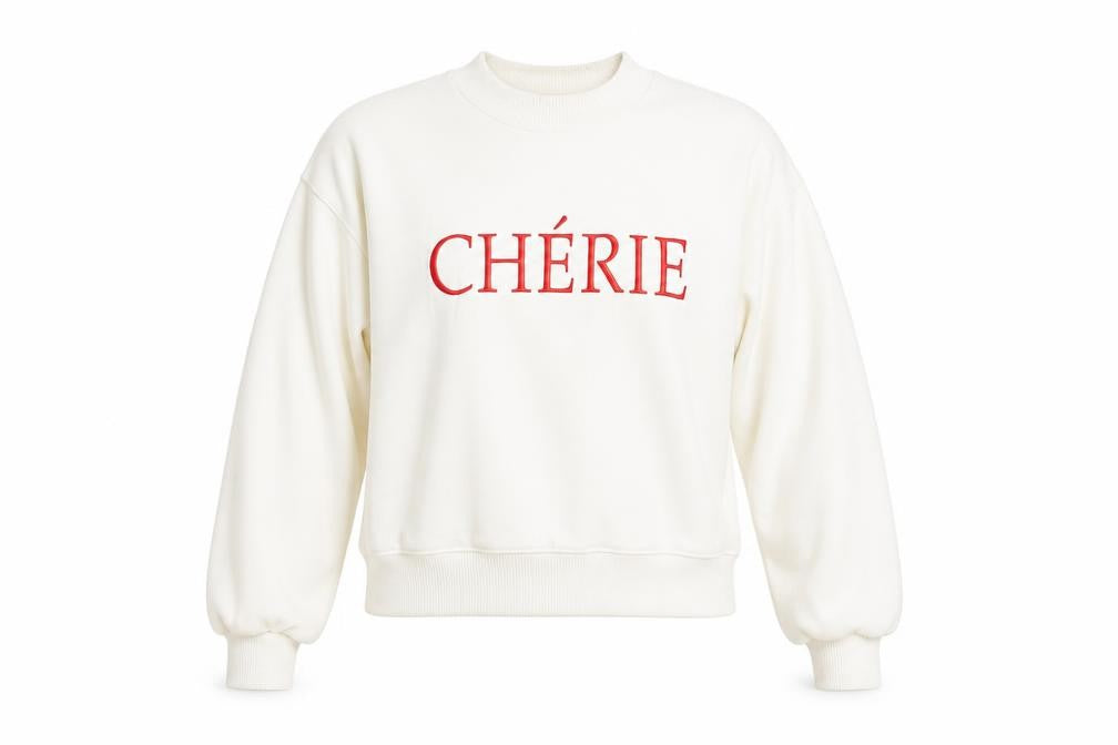 H&M Womens Ivory Cotton Pullover Sweatshirt Size S Pullover - Chèrie