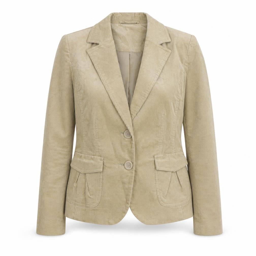 New Look Womens Beige Jacket Size 10 Button