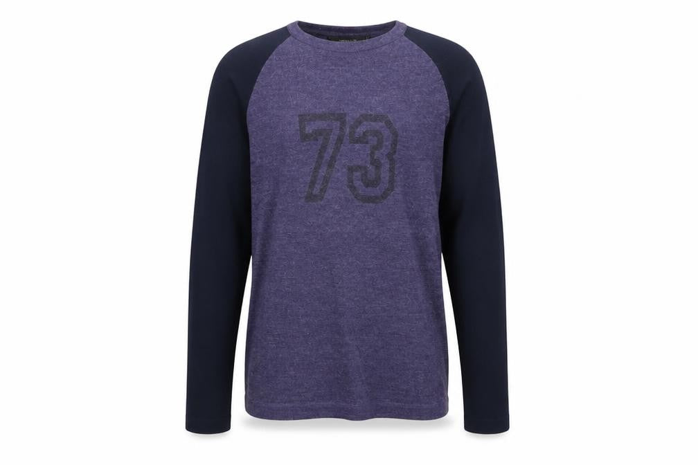 River Island Mens Blue Round Neck Wool Pullover Jumper Size S Long Sleeve