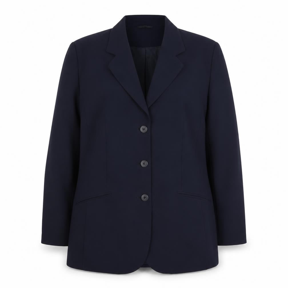 Astraka Womens Blue Polyester Jacket Blazer Size 18