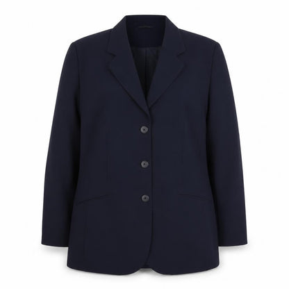 Astraka Womens Blue Polyester Jacket Blazer Size 18