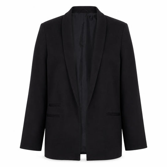 ASOS Womens Black Polyester Jacket Blazer Size 10