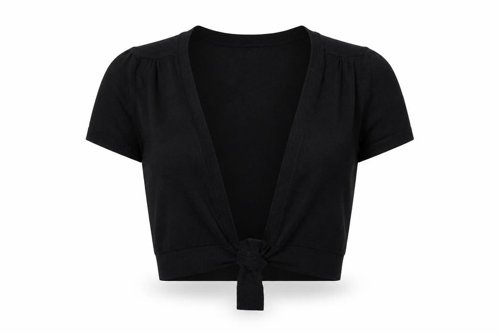 Wallis Womens Black V-Neck Viscose Cardigan Jumper Size S