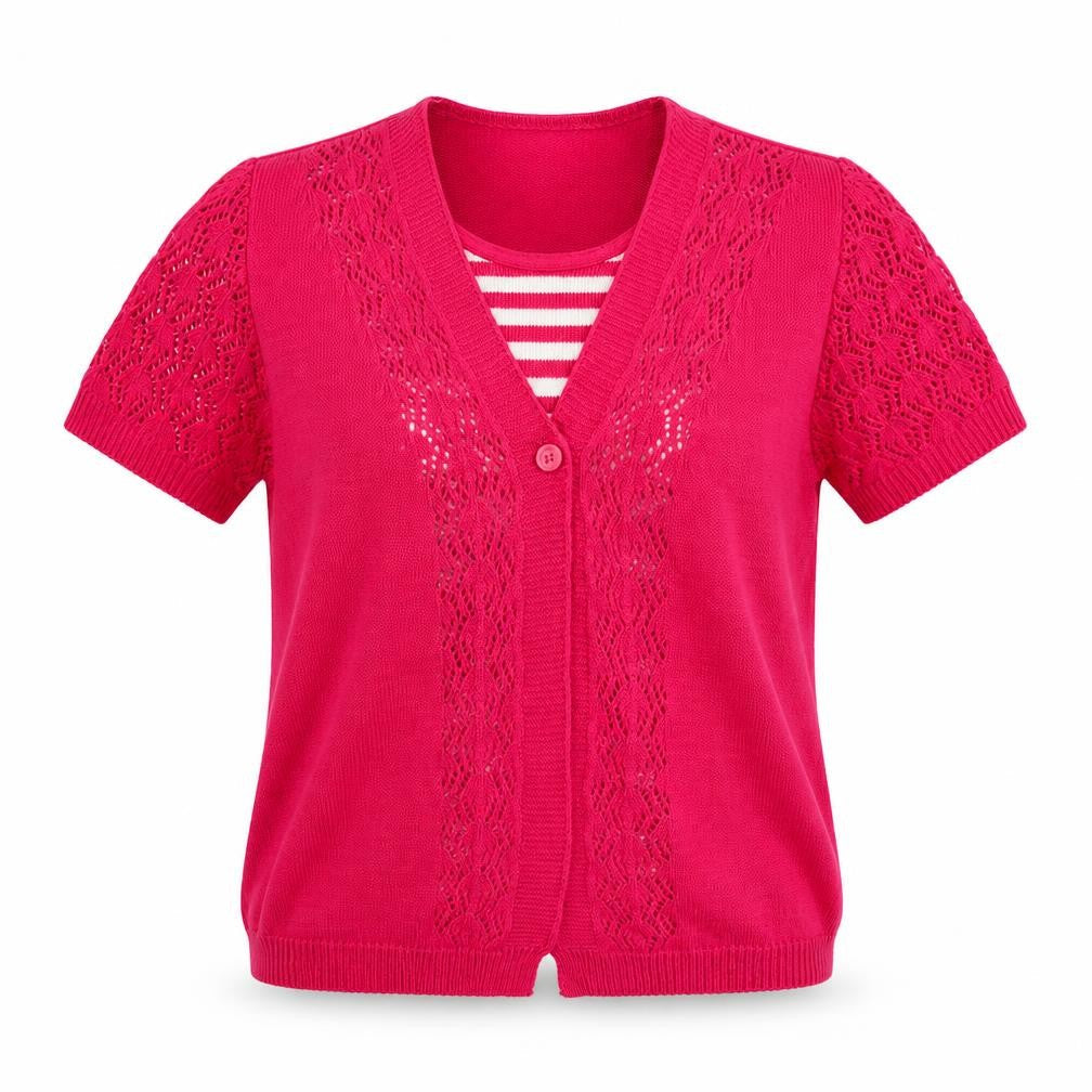 Stylisio Womens Pink Round Neck Acrylic Pullover Jumper Size S - Twin Set