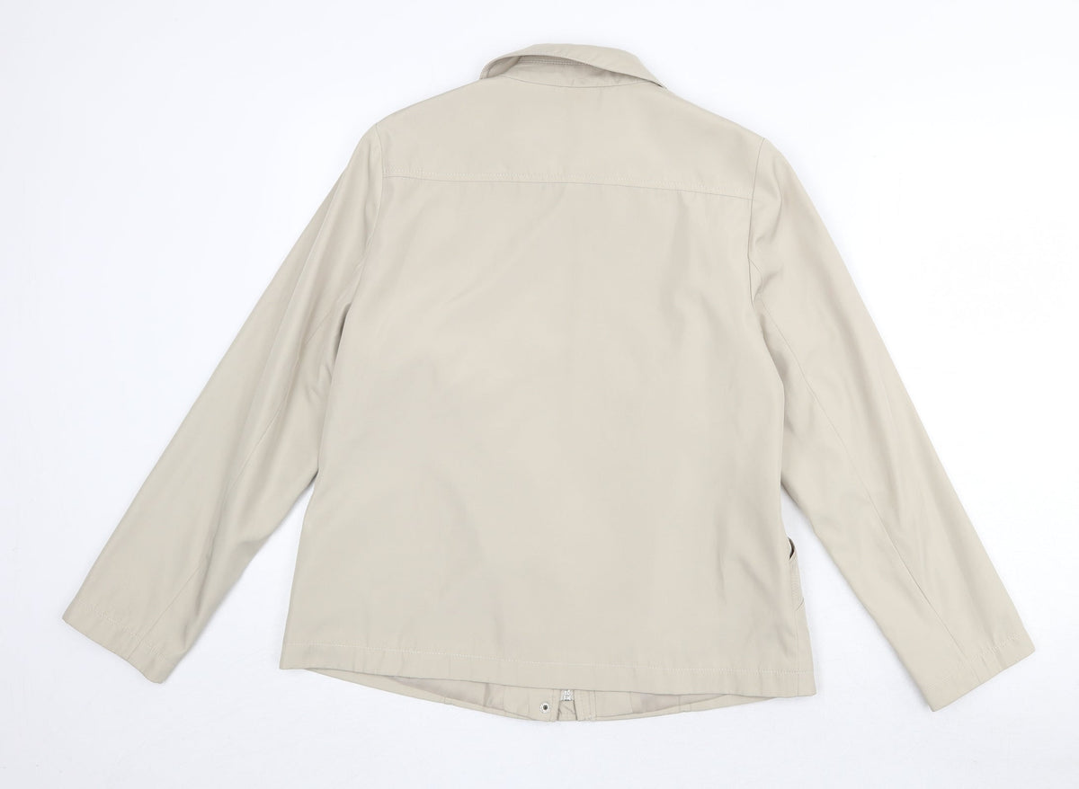 Bonmarché Womens Beige Jacket Size XS Zip