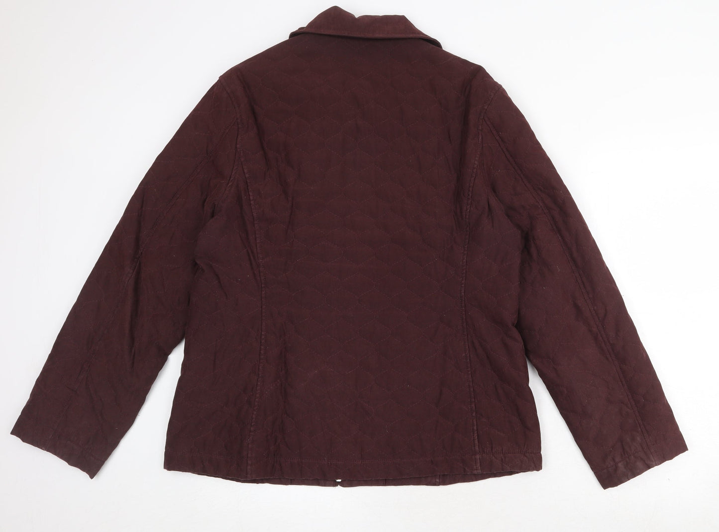 Richards Womens Red Jacket Size 16 Zip