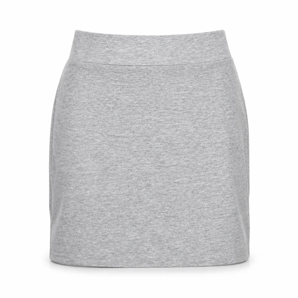 New Look Womens Grey Polyester A-Line Skirt Size 8