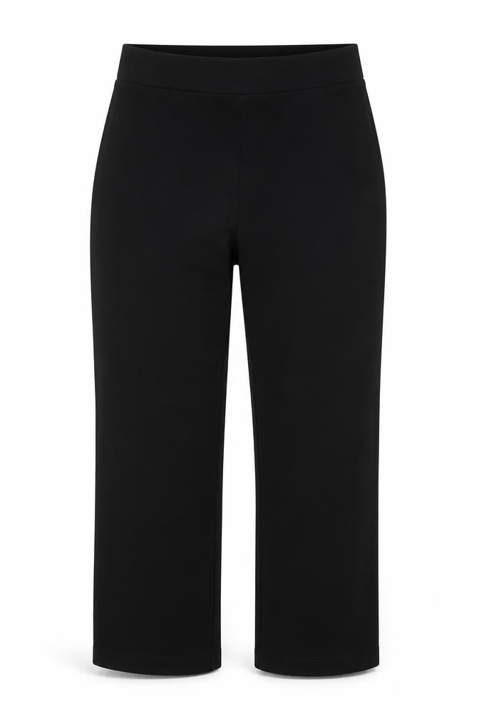 Bonmarché Womens Black Polyester Trousers Size 12 Regular