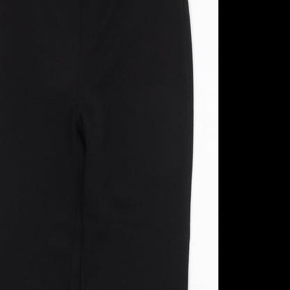 Bonmarché Womens Black Polyester Trousers Size 12 Regular