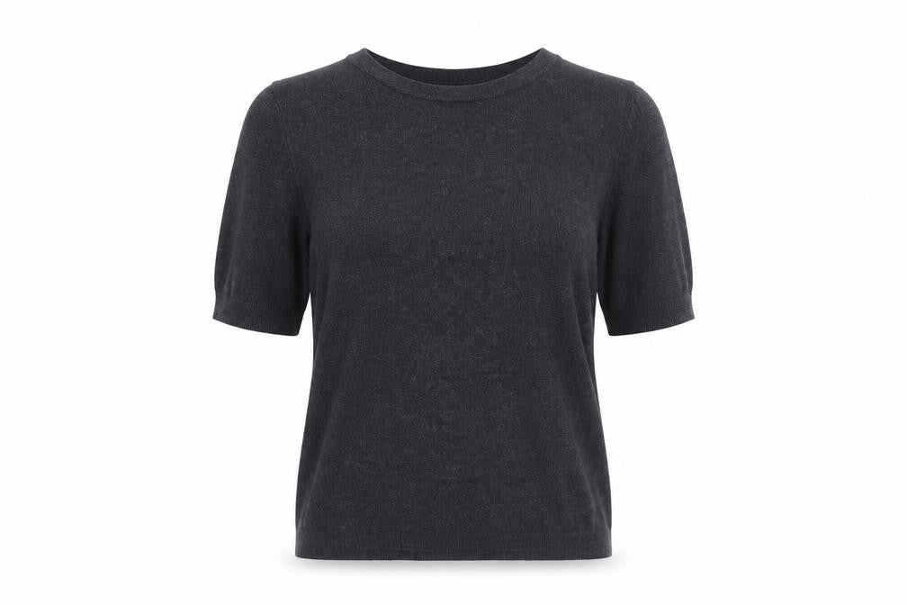 Zara Womens Grey Round Neck Acrylic Pullover Jumper Size M