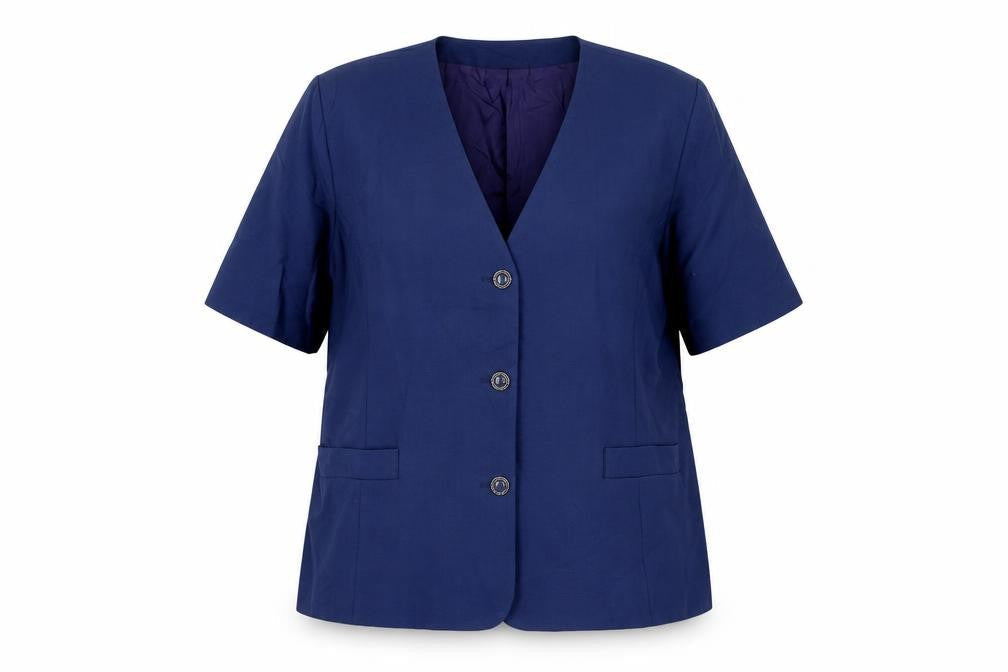 Nicholas Charlets Womens Blue Jacket Blazer Size 18 Button