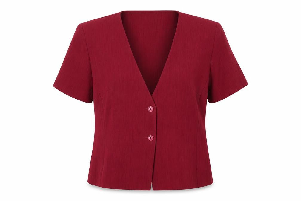 Berkertex Womens Red Jacket Blazer Size 16 Button