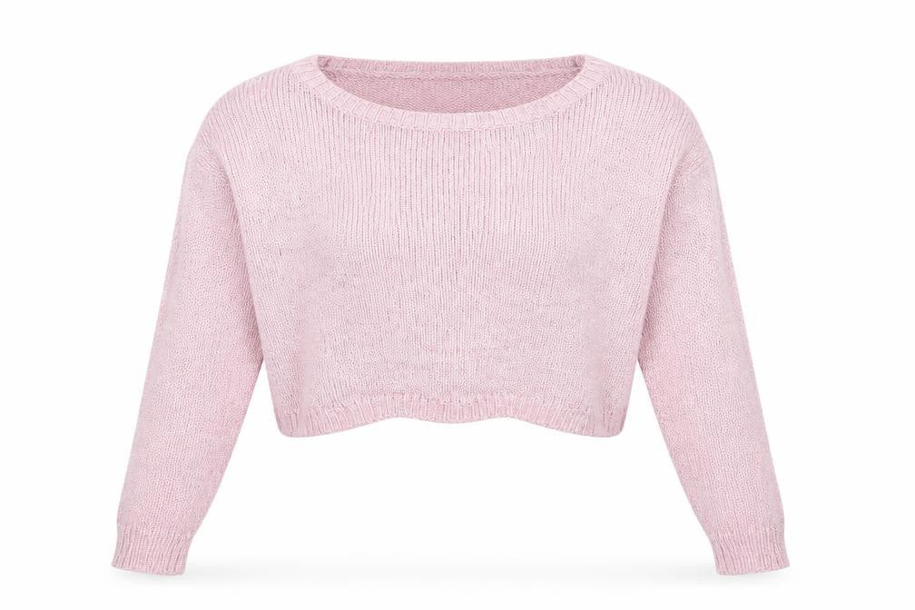 FOREVER 21 Womens Pink Round Neck Polyester Pullover Jumper Size M