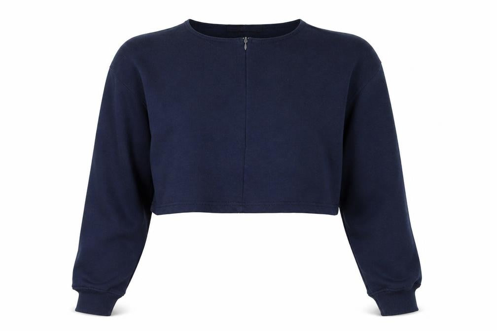 Missguided Womens Blue Round Neck Polyester Pullover Jumper Size 8