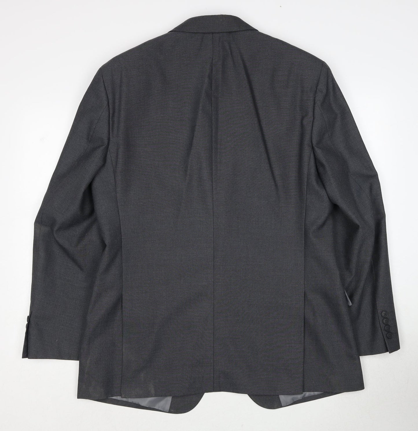 Marks and Spencer Mens Grey Polyester Jacket Suit Jacket Size 42 Regular