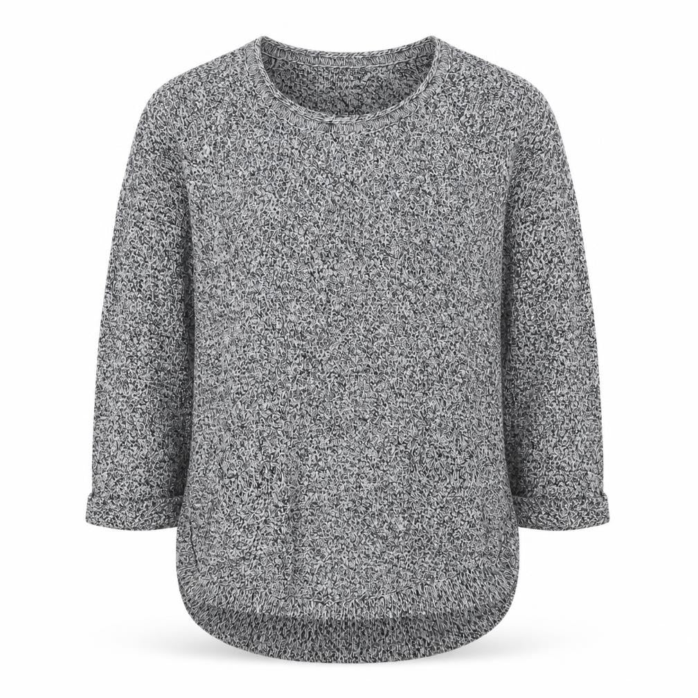 Wallis Womens Grey Round Neck Cotton Pullover Jumper Size S