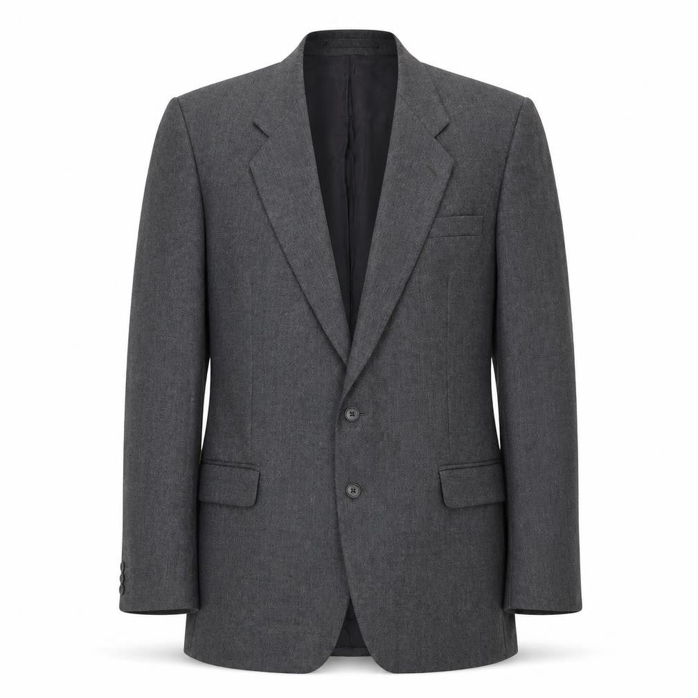 The Label Mens Grey Wool Jacket Suit Jacket Size 44 Regular