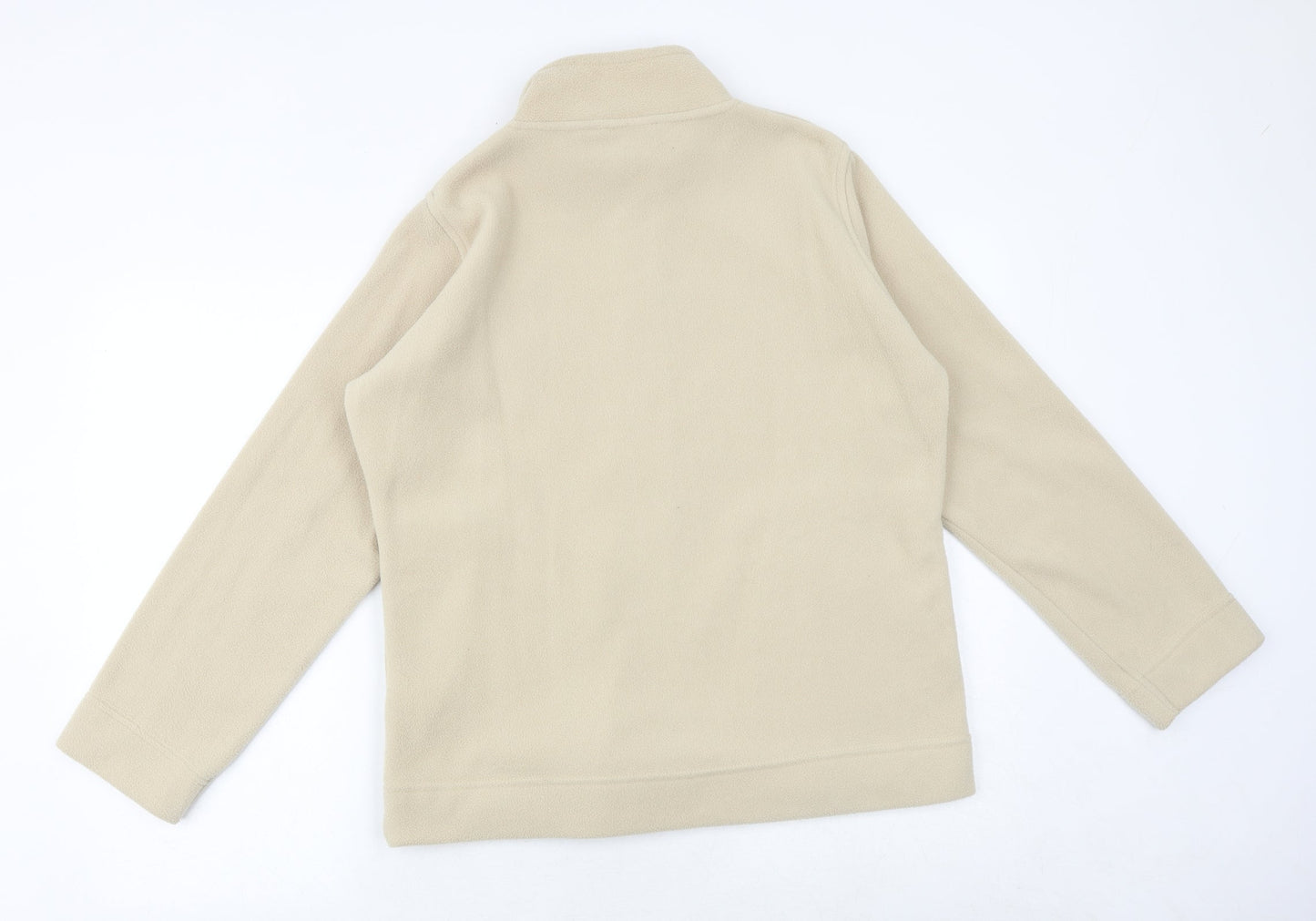 EWM Womens Beige Jacket Size M Zip - Size 14-16