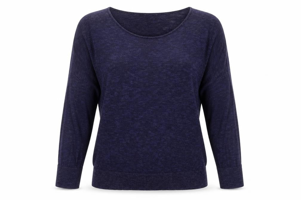 Gap Womens Purple Round Neck Cotton Pullover Jumper Size S
