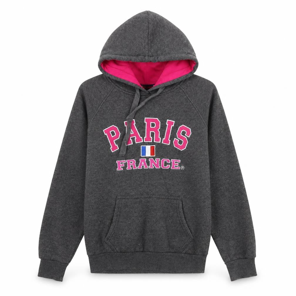G-Crown Womens Grey Cotton Pullover Hoodie Size S Pullover - Paris
