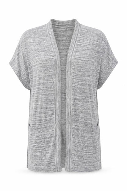 Next Womens Grey V-Neck Cotton Cardigan Jumper Size 10