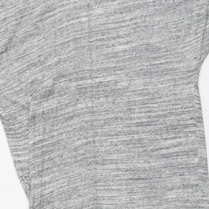 Next Womens Grey V-Neck Cotton Cardigan Jumper Size 10