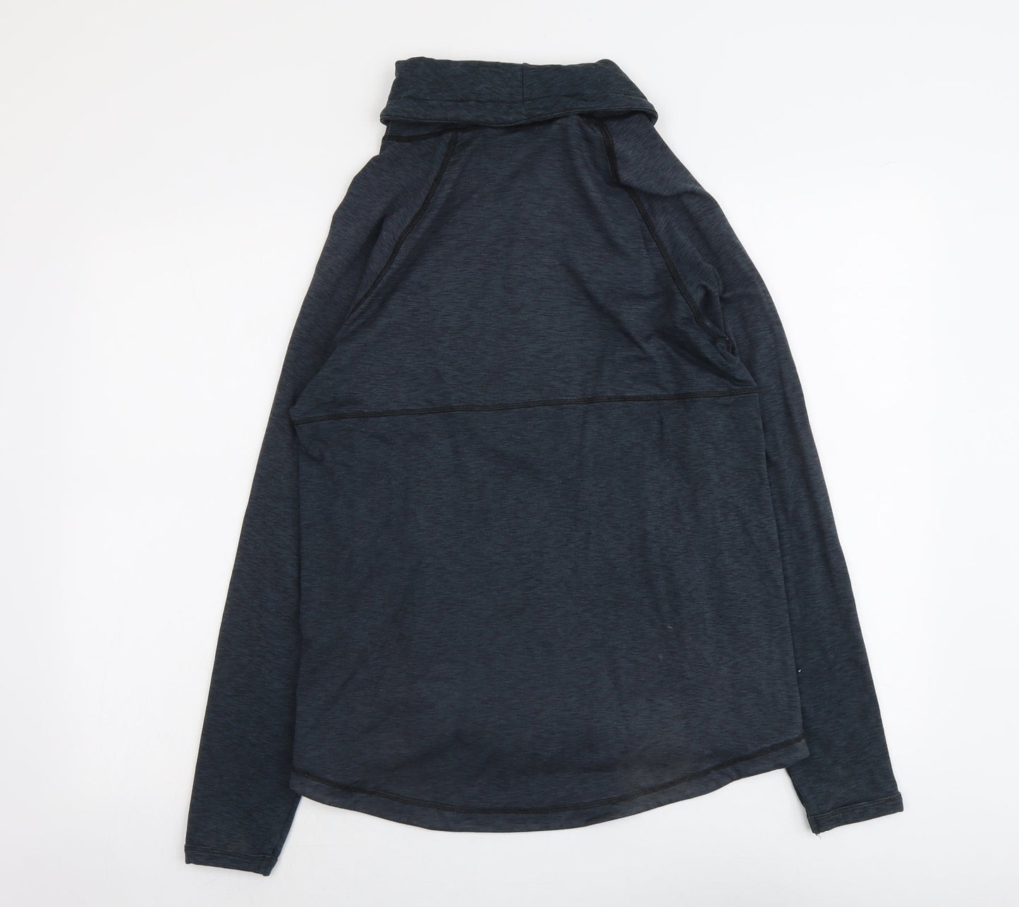 New Look Womens Blue Polyester Pullover Sweatshirt Size S Pullover