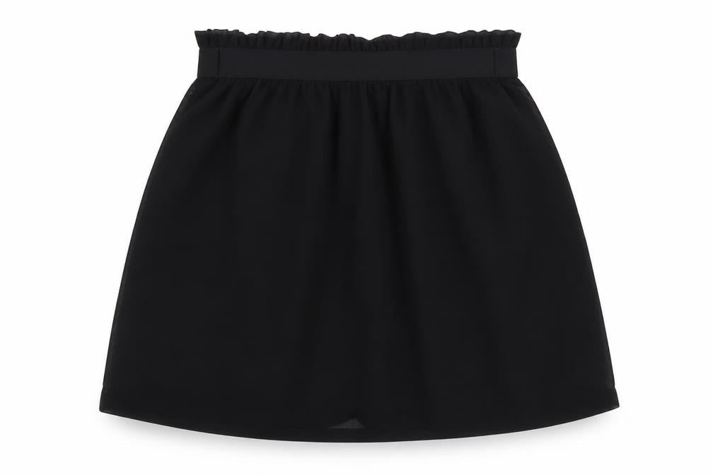 H&M Womens Black Polyester Mini Skirt Size 28 in