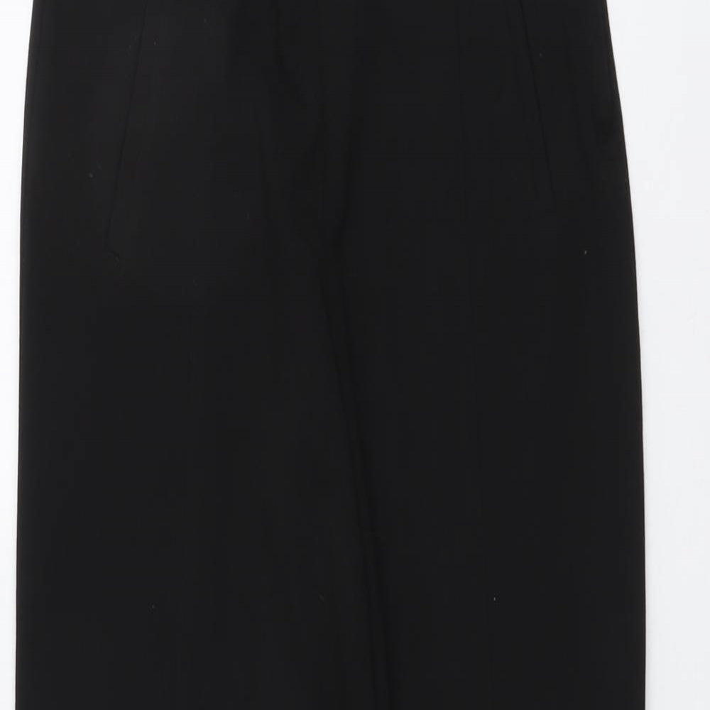 H&M Womens Black Polyester Jegging Trousers Size 6 L27 in Regular Zip