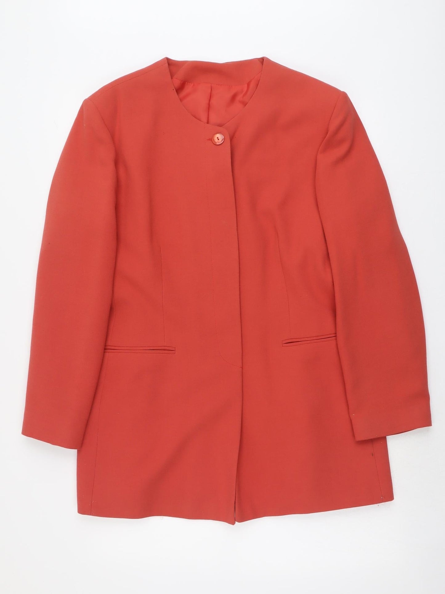 Richards Womens Red Jacket Size 18 Button