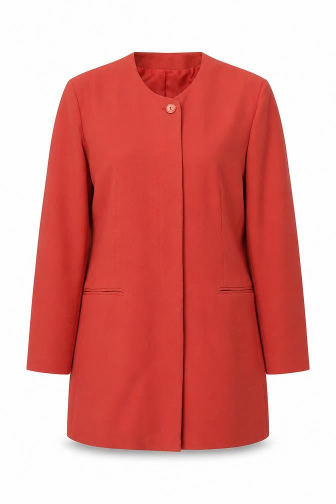 Richards Womens Red Jacket Size 18 Button