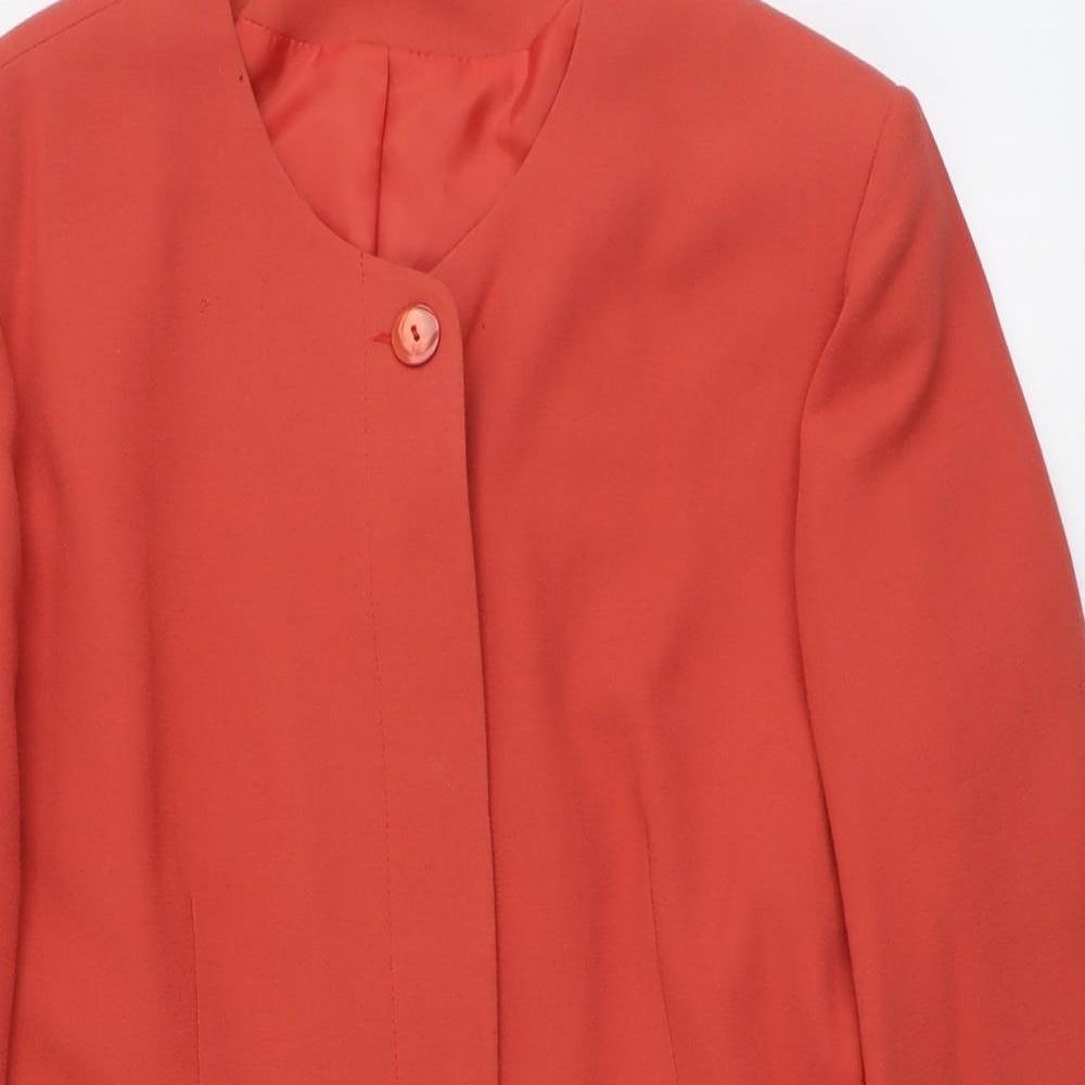 Richards Womens Red Jacket Size 18 Button