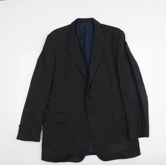 Roderick Charles Mens Grey Wool Jacket Suit Jacket Size 44 Regular