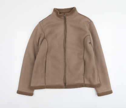 Additional front view of Mackays Beige Jacket, size L, Zip