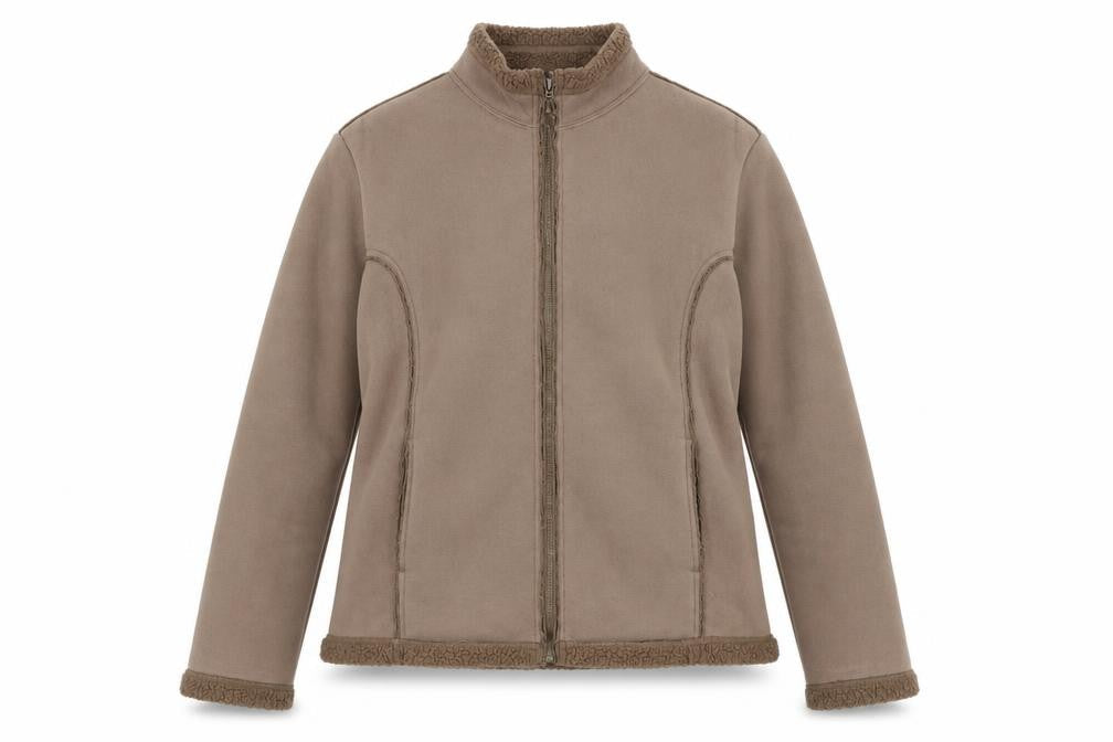 Mackays Womens Beige Jacket Size L Zip